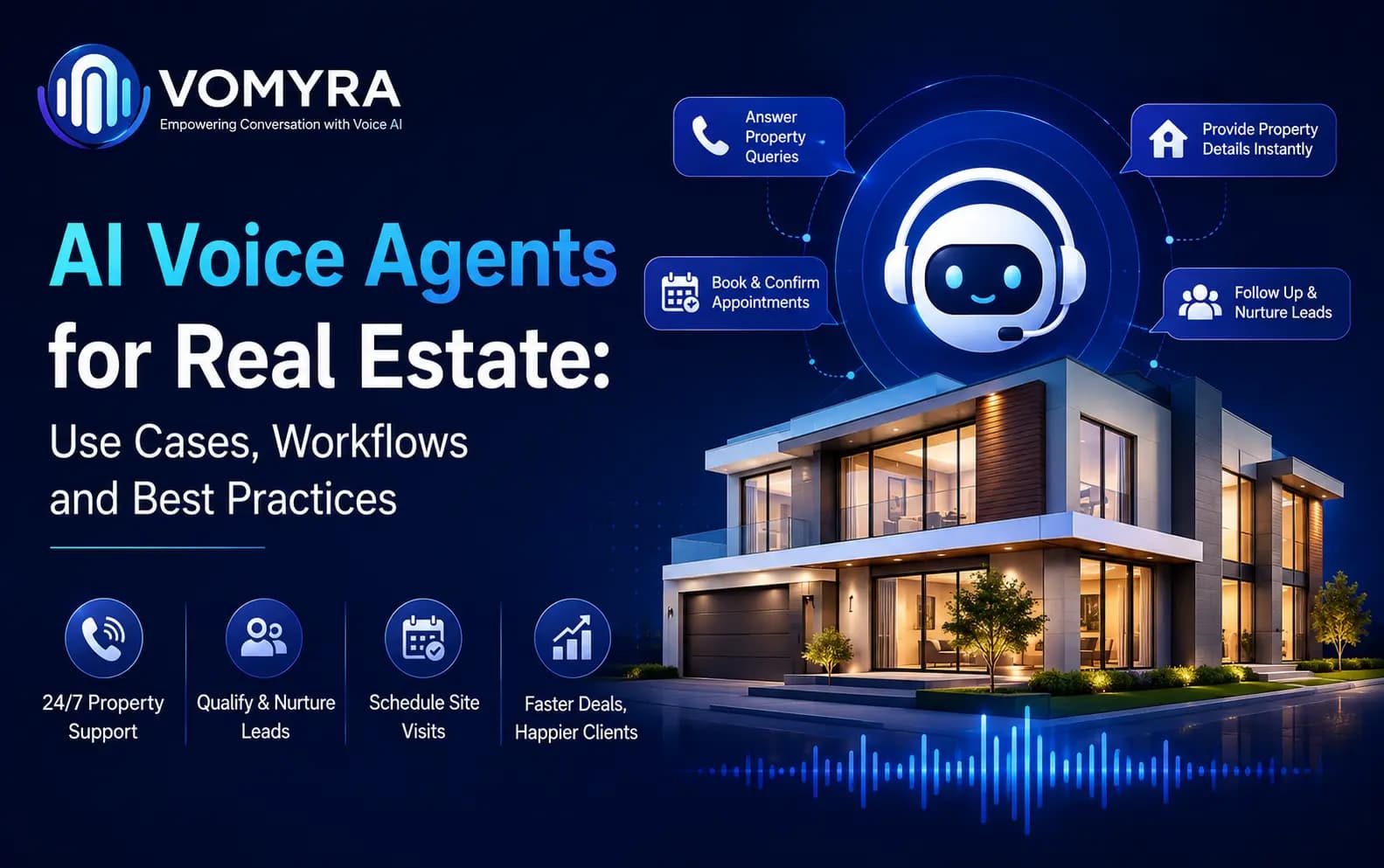 AI Voice Agents for Real Estate: Use Cases, Workflows and Best Practices