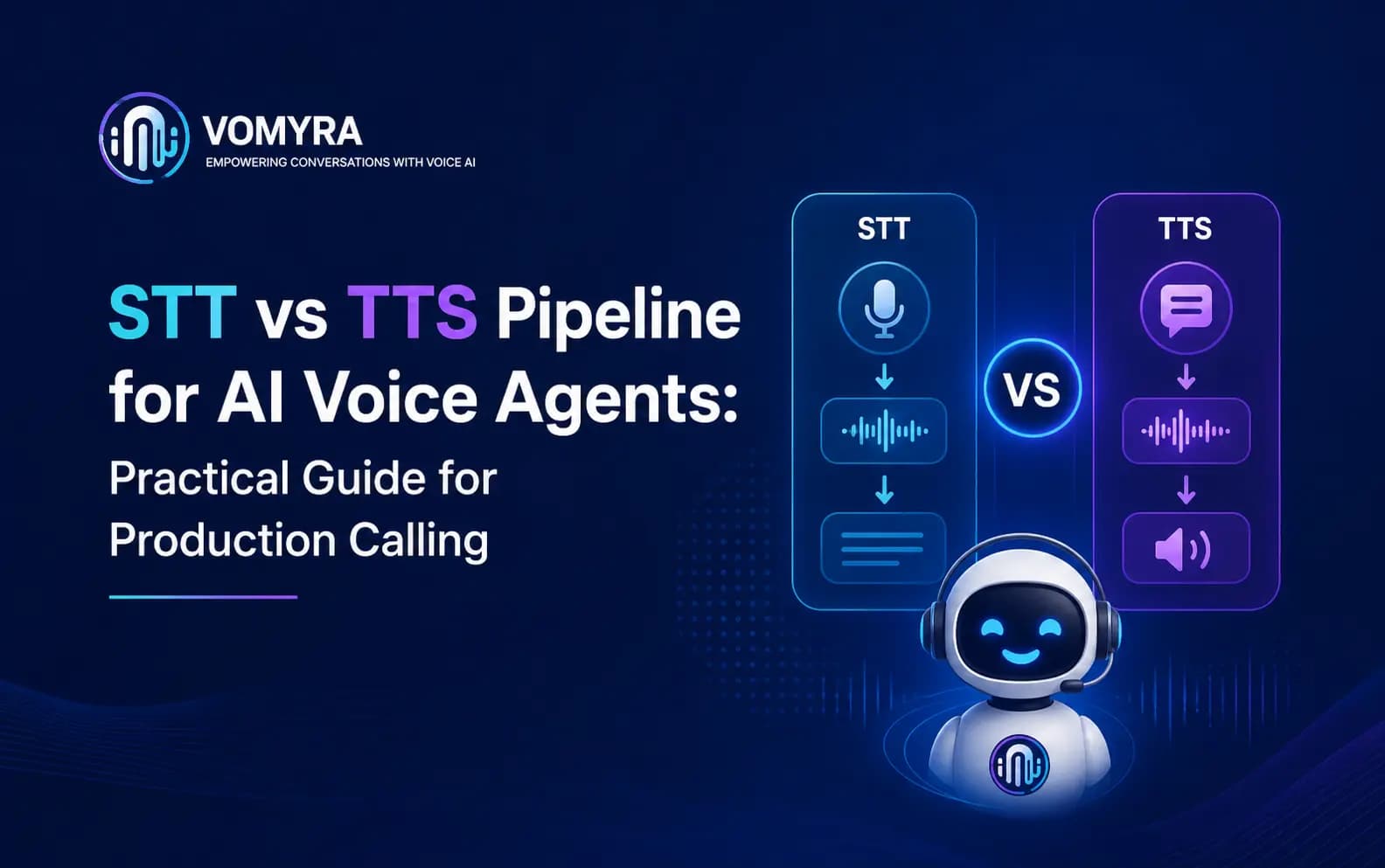 STT vs TTS Pipeline for AI Voice Agents: Practical Guide for Production Calling